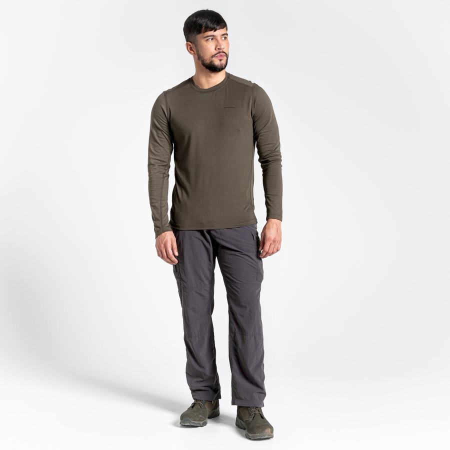 Pantalones Craghoppers NosiLife Cargo II Hombre Negros | KSV1941WF