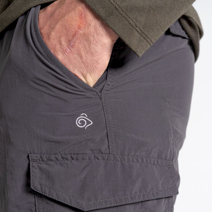 Pantalones Craghoppers NosiLife Cargo II Hombre Negros | KSV1941WF