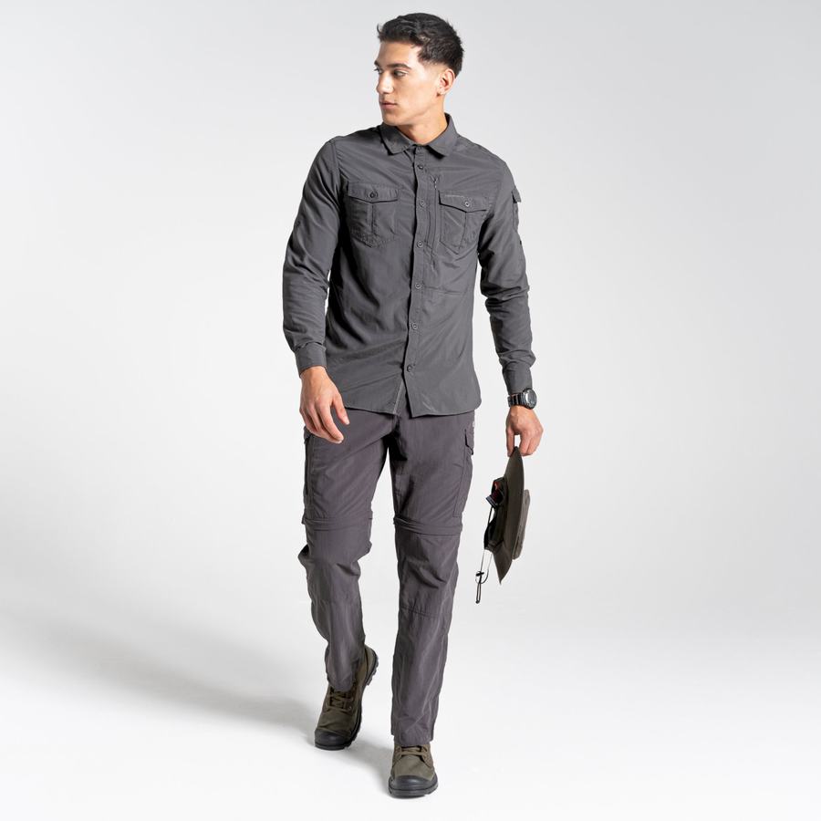 Pantalones Craghoppers NosiLife II Hombre Negros | WZO1271WK