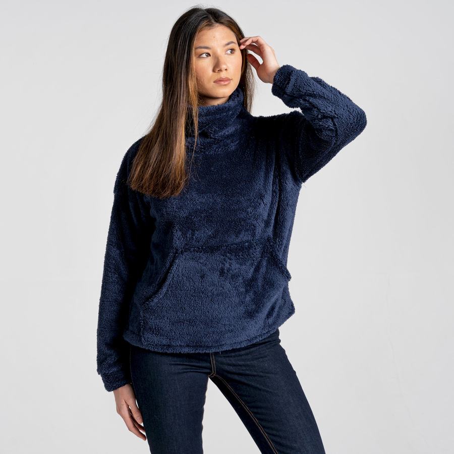 Sudaderas Craghoppers Inessa Overhead Mujer Azules Azul Marino | CQY47100OZ