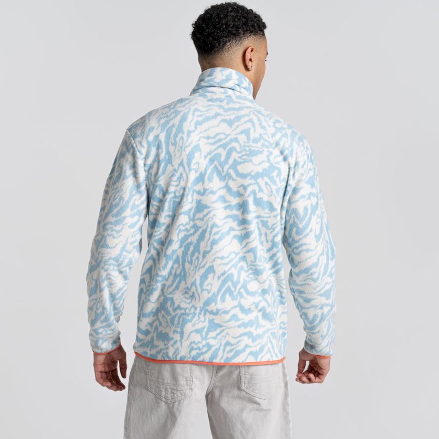 Sudaderas Craghoppers Teton Overhead Hombre Turquesa Claro | BHY8811BO